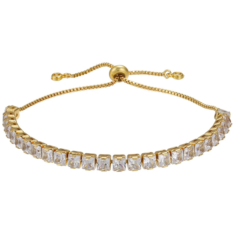 Square Crystal Women's Zircon Bracelet VL133