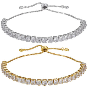 Square Crystal Women's Zircon Bracelet VL133