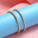Square Crystal Women's Zircon Bracelet VL133