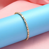 Adjustable Crystal Bracelet with Zircon Micro-Inlay for Women