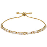 Adjustable Crystal Bracelet with Zircon Micro-Inlay for Women