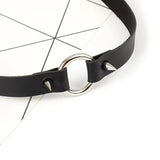 ZIMNO Sexy Punk Egirl Choker Collar Leather Bondage Cosplay Gothic Jewelry