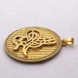 Ottoman Pendant Necklace Islamic Muslim Jewelry
