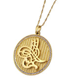 Ottoman Pendant Necklace Islamic Muslim Jewelry
