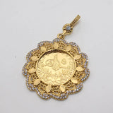 Turkey Coins Ottoman Pendant Necklace Islamic Muslim Jewelry