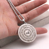 Islam 99 Names of ALLAH Pendant Necklace Muslim
