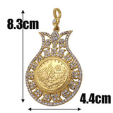 Turks Pendant Necklace Arab Coin for Women Turkey Coins Jewelry