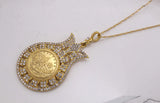 Turks Pendant Necklace Arab Coin for Women Turkey Coins Jewelry