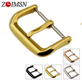 2pcs Stainless Steel Buckle Watchbands Rose Watch Band Pin Clasp 14-24mm