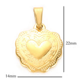 ZMFashion Lace Love Titanium Steel Pendant Jewelry