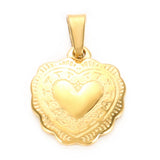 ZMFashion Lace Love Titanium Steel Pendant Jewelry