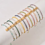 Natural Quartzs Stone Chain Bracelet for Women