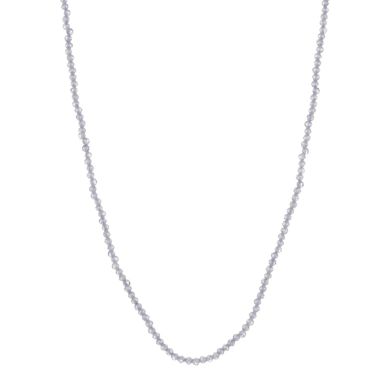 Shinny Choker Necklace Crystal Beads Strand Women Jewelry