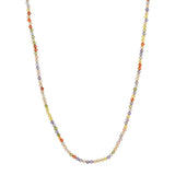 Shinny Choker Necklace Crystal Beads Strand Women Jewelry