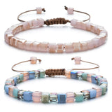 Bohemian Beaded Bracelet Set - Friendship Crystal Beads Bracelets