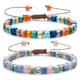 Bohemian Beaded Bracelet Set - Friendship Crystal Beads Bracelets