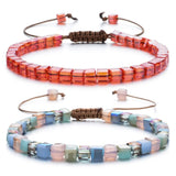 Bohemian Beaded Bracelet Set - Friendship Crystal Beads Bracelets
