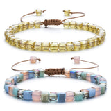 Bohemian Beaded Bracelet Set - Friendship Crystal Beads Bracelets