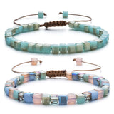 Bohemian Beaded Bracelet Set - Friendship Crystal Beads Bracelets