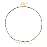 Boho Natural Stone Rope Chain for Woman Necklace
