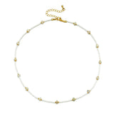 Bohemia Shell Stone Pearl Seed Beads Choker Necklace Women Sweet Collar Jewelry