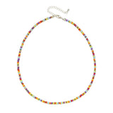 Bohemia Natural Pearl Beads Choker Necklace Women