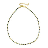 Bohemia Seed Beads Necklaces Tiny Stone Choker INS Girl Clavicle Chain