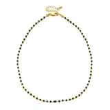 Bohemia Seed Beads Necklaces Tiny Stone Choker INS Girl Clavicle Chain