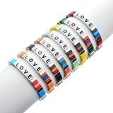 Bohemian Elastic Stretch Bangle Cuff Metal Bead Bracelet