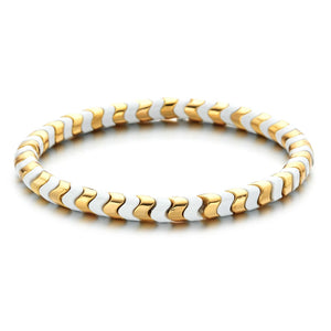 Boho Bead Friendship Bracelet Metal Bracelets for Women