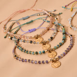 Boho Bracelets For Women Birthstone Bracelet Plated Jewelry