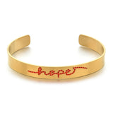 Colorful Boho Cuff Bracelet Stainless Steel Bangle