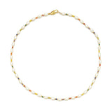 Boho Natural Pearls Necklace Seed Beads Chain Choker Jewelry