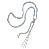 Boho Tassel Necklace Women Collier Statement Collar Bohemian Summer Jewelry