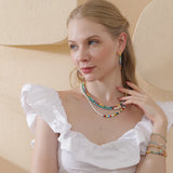 Boho Stainless Steel Chain Bracelet DIY Oval Chain Adjustable