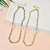 Boho Stars Crystal Chains Necklace Stainless Choker Bijoux Femme