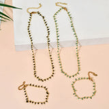 Boho Stars Crystal Chains Necklace Stainless Choker Bijoux Femme