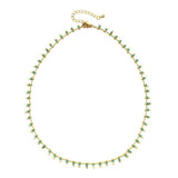 Boho Stars Crystal Chains Necklace Stainless Choker Bijoux Femme