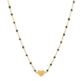 Heart Necklace Stainless Steel Choker Jewelry