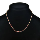 Colorful Rice Beads Strand Necklaces Love Red Glass Bead Choker