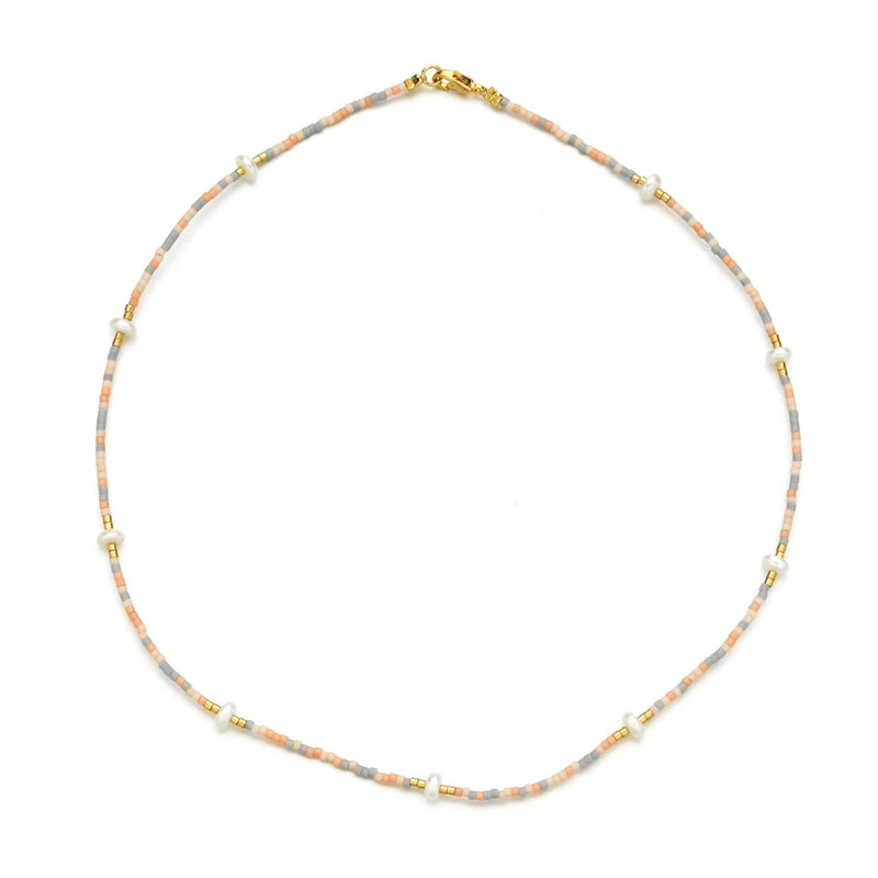 Freshwater Pearls Beads Clavicle Necklace Wedding Jewelry