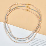 Freshwater Pearls Beads Clavicle Necklace Wedding Jewelry