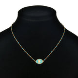 Pink Peach Heart Pendant Necklace for Women
