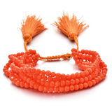 Boho Crystal Bead Bracelets Elastic Stacked Tassel Jewelry