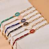 Vintage Feather Bracelet Women's Charms Jewelry Stainless Steel