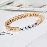 Family Bracelet Metal Stone Bracelets for Women Jewelry