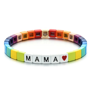 Family Bracelet Metal Stone Bracelets for Women Jewelry