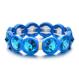 Punk Boho Elastic Beads Charm Bracelet Pulseiras