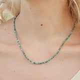 Choker Spinel Tourmaline Stone Necklace Stone Bead Necklace Women Jewelry