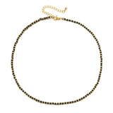 Choker Spinel Tourmaline Stone Necklace Stone Bead Necklace Women Jewelry